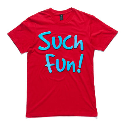 Such Fun Blue  - Men's AS Colour Staple Regular Fit T Shirt Thumbnail