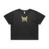 Wo's Heavy Faded Crop Tee 4089 Thumbnail